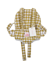 Load image into Gallery viewer, Tiny Harlow Baby Carrier- Mustard Gingham
