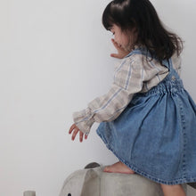 Load image into Gallery viewer, Lola Denim Pinafore Dress
