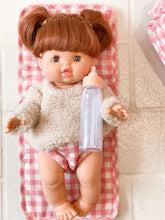 Load image into Gallery viewer, Tiny Harlow Convertible Doll&#39;s Nappy Bag Set - Pink Gingham
